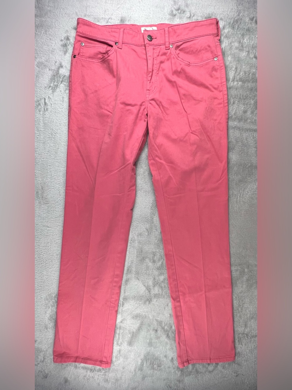 Peter Millar Crown Pants Ultimate Sateen Five-Pocket Mens 34x32 Salmon MS17B93